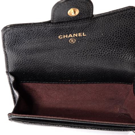 chanel caviar classic card holder|Chanel Classic Card Holder Quilted Caviar Gold.